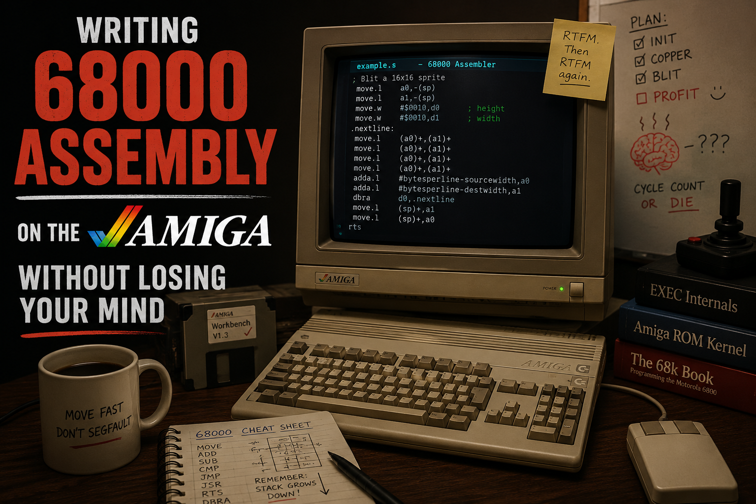 Writing 68000 Assembly on the Amiga Without Losing Your Mind