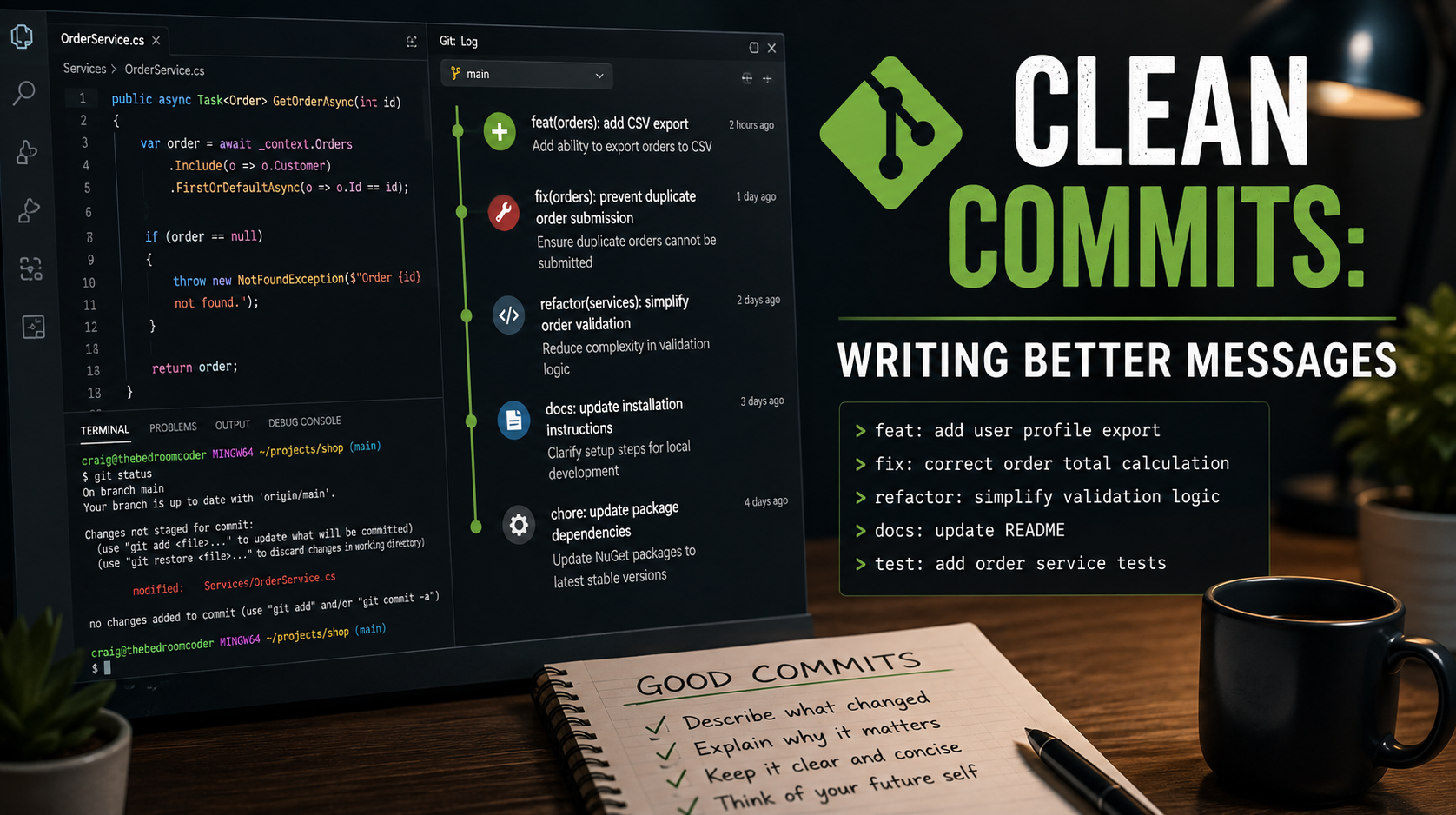 Clean Commits: Writing Better Messages